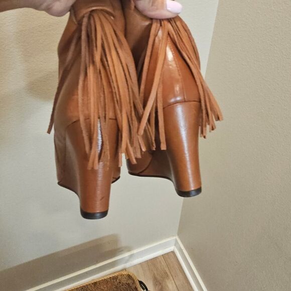 Pedro Miralles Tassel Leather Ankle Boots Size 38 - Picture 9 of 9